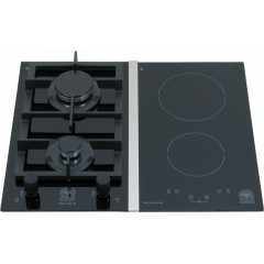 La Germania P65 2V LAG VN GN Εστία Αερίου & Ρεύματος Αυτόνομη Domino 60.6x50.5cm